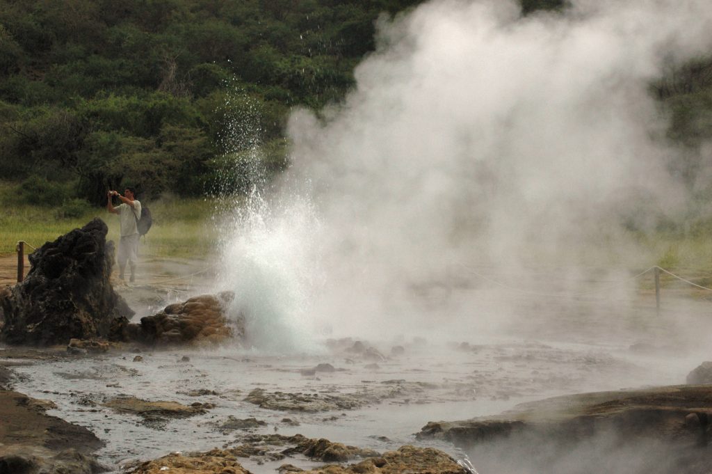 Hot springs at Lake Bogoria